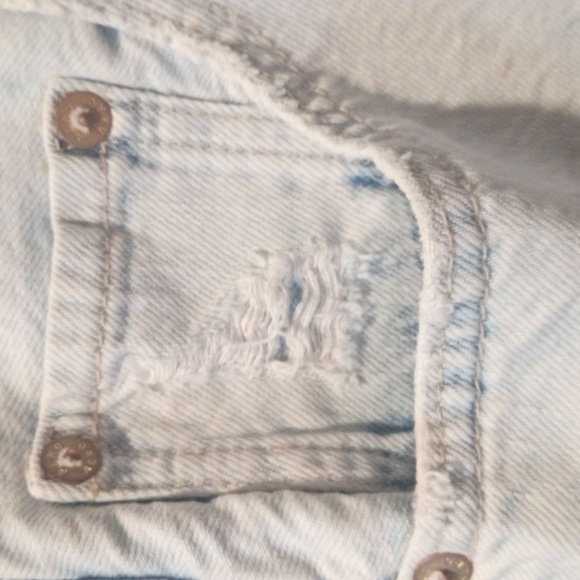 Aeropostale Light Wash Destroyed/Distressed 90s Baggy Jeans 14R - Picture 10 of 17